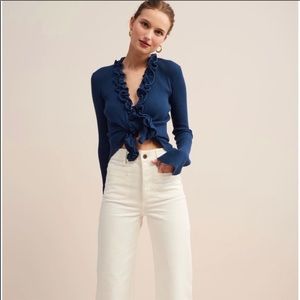 Rouje Gegene cardigan in Navy 36